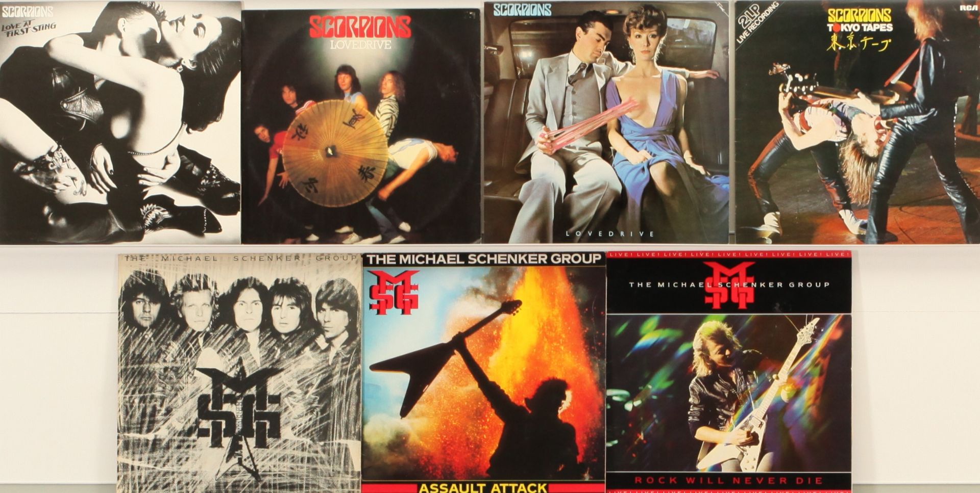Scorpions & Related LPs/EPs