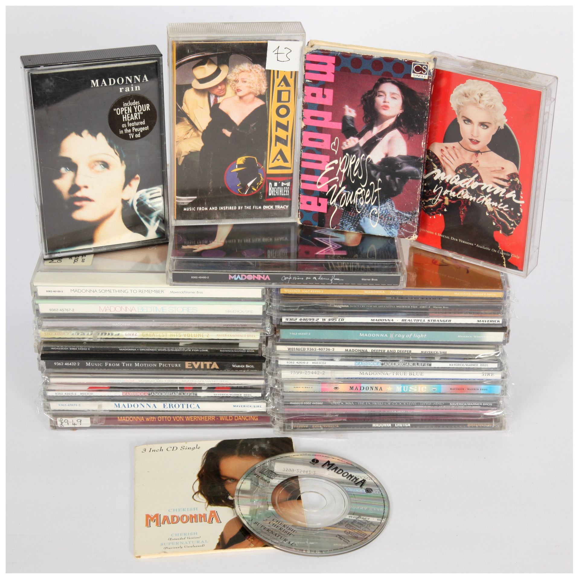 Madonna CD Albums/Singles & Cassettes