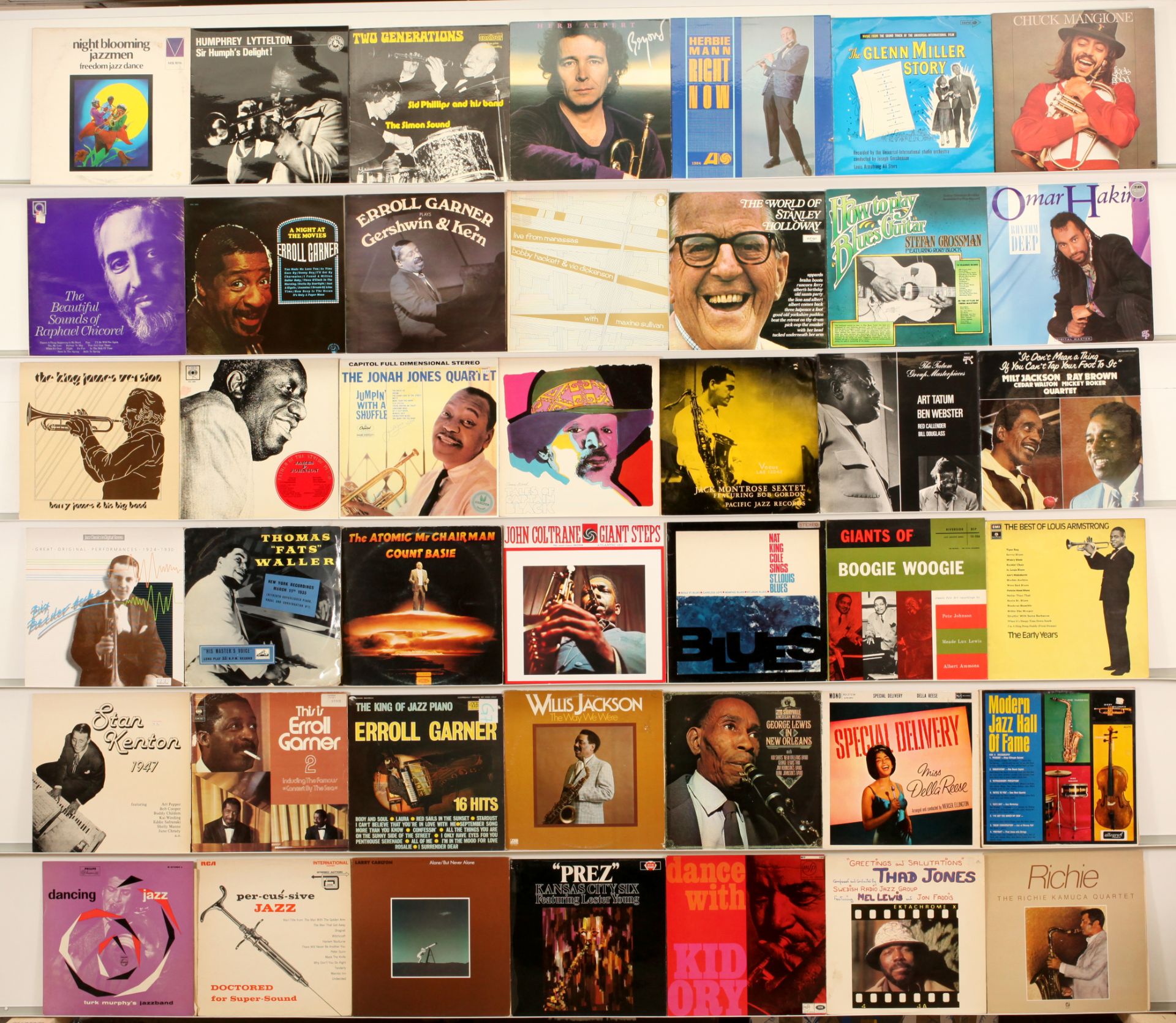 A Group of Jazz LPs