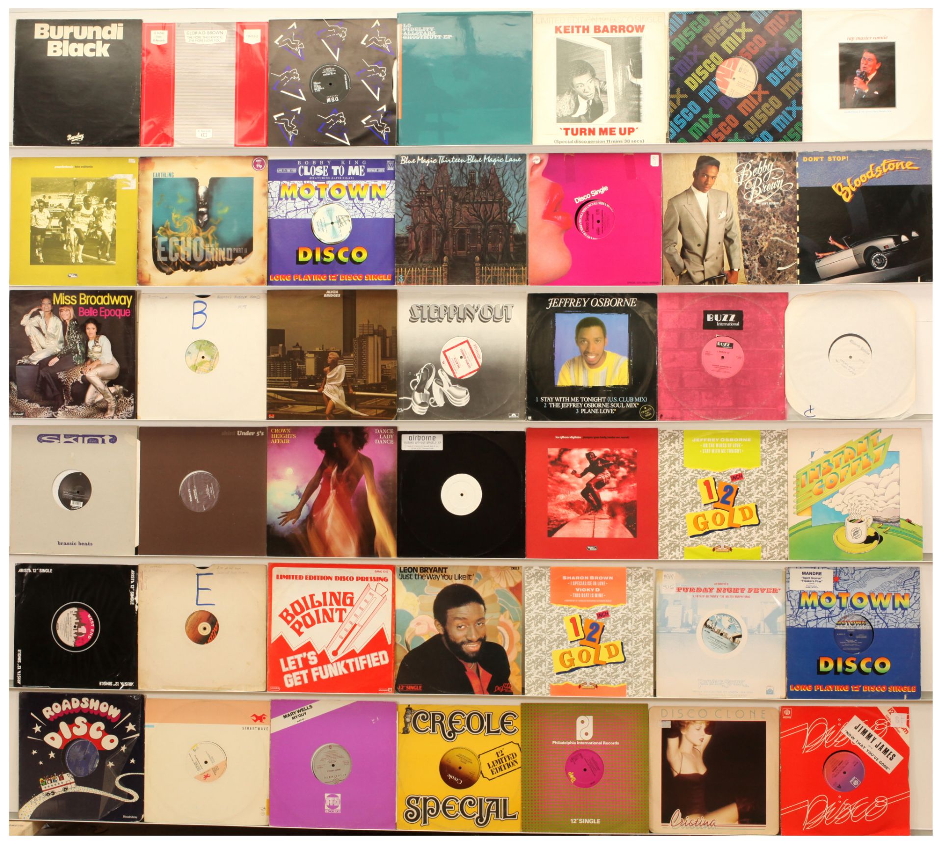 Funk/ Soul/ Disco - A Group Of LPs + 12" Singles 