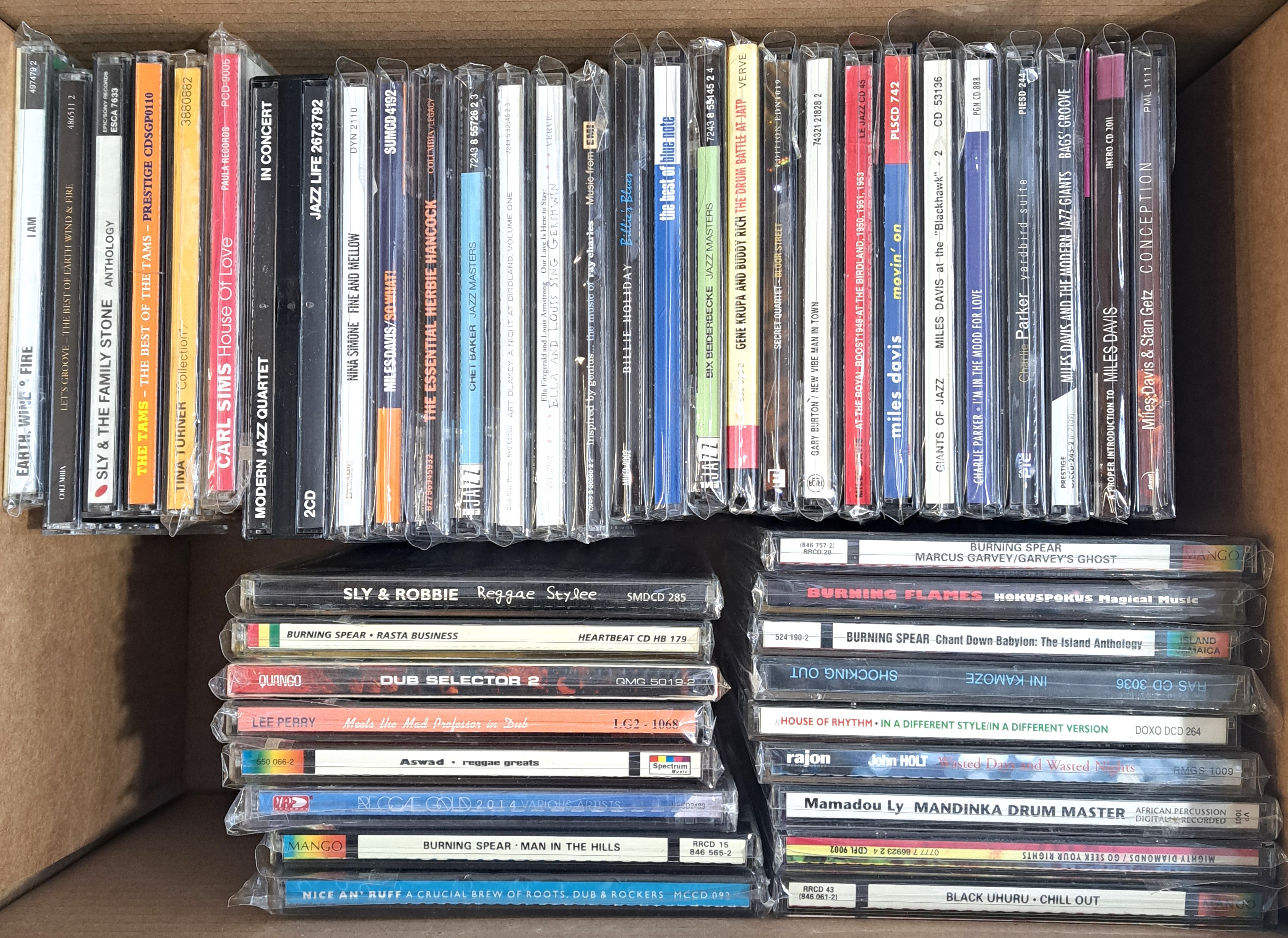 Funk, Soul, Jazz, Reggae and similar, a group of CDs