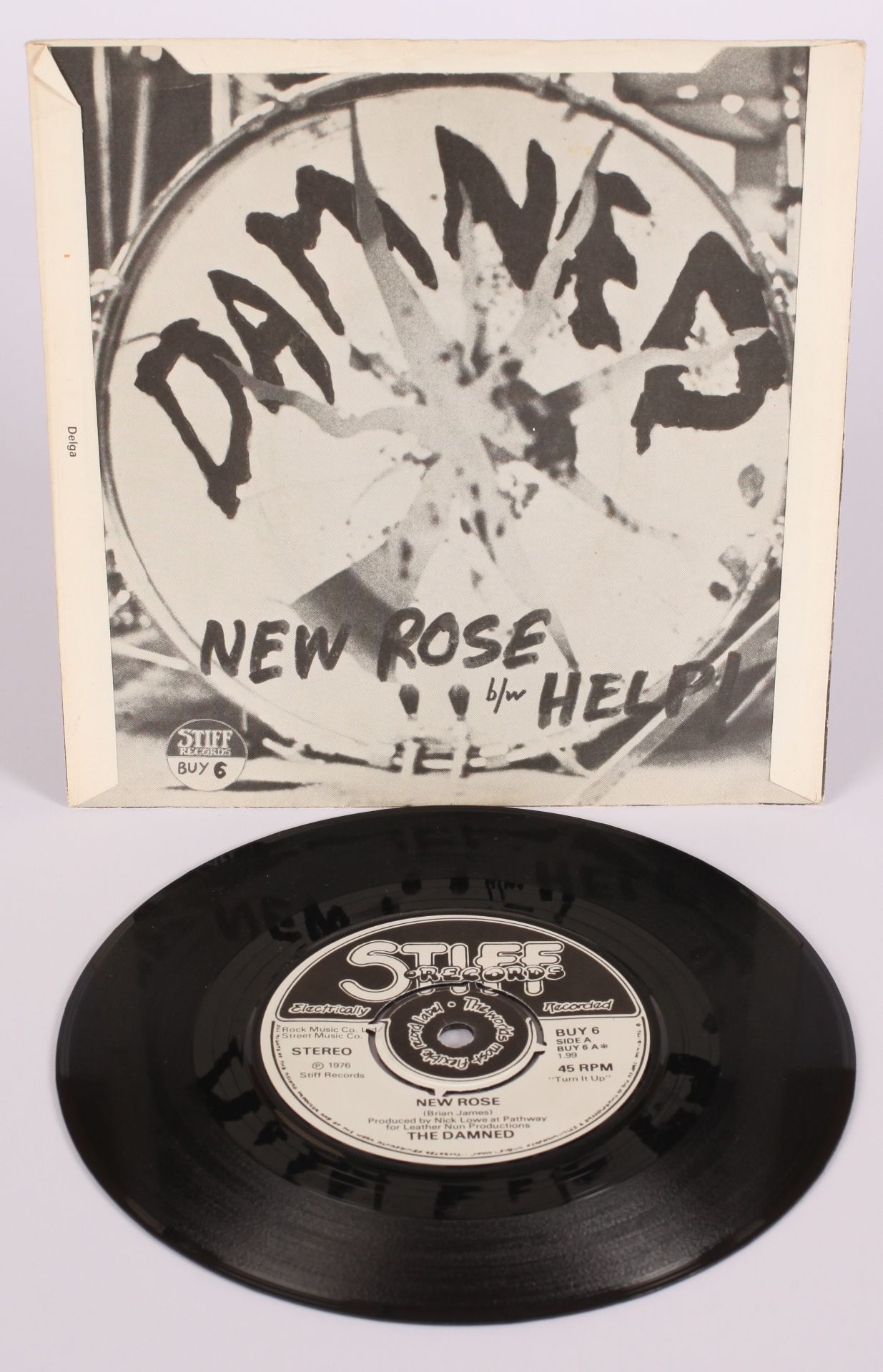 The Damned - New Rose 7" Single - Bild 2 aus 2