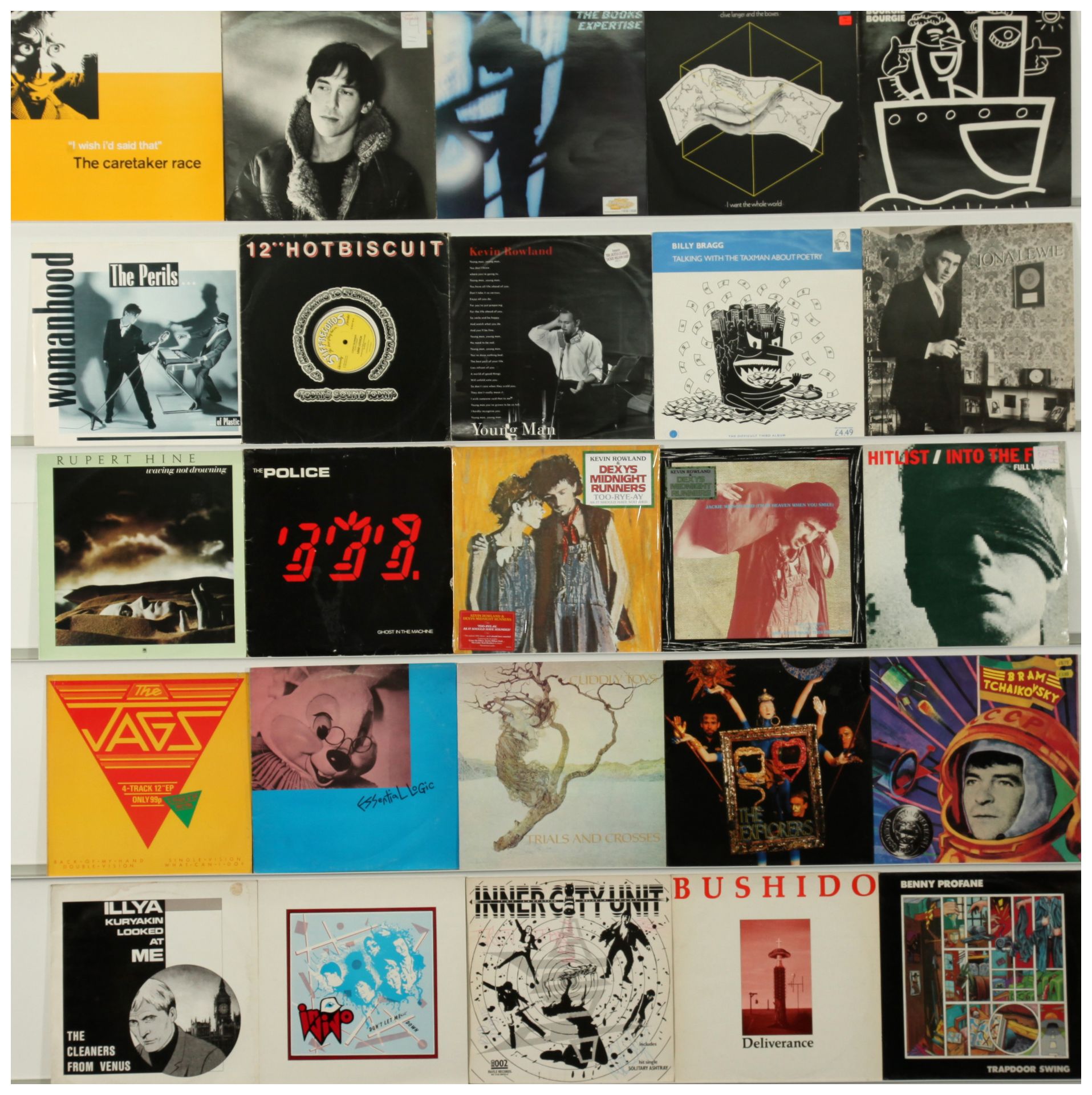 New Wave, Indie and Alternative LPs and 12" Singles