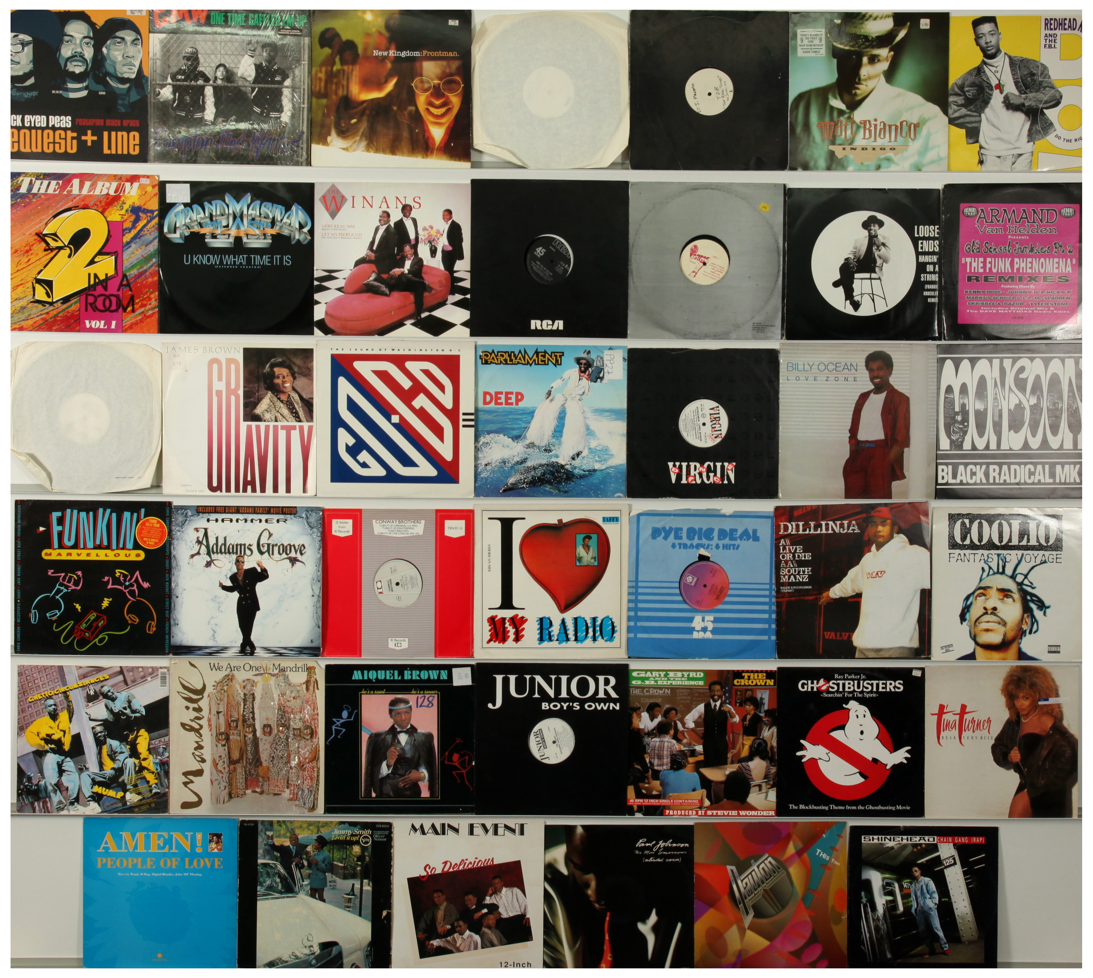 Funk, Soul and Hip Hop LPs and 12" Singles