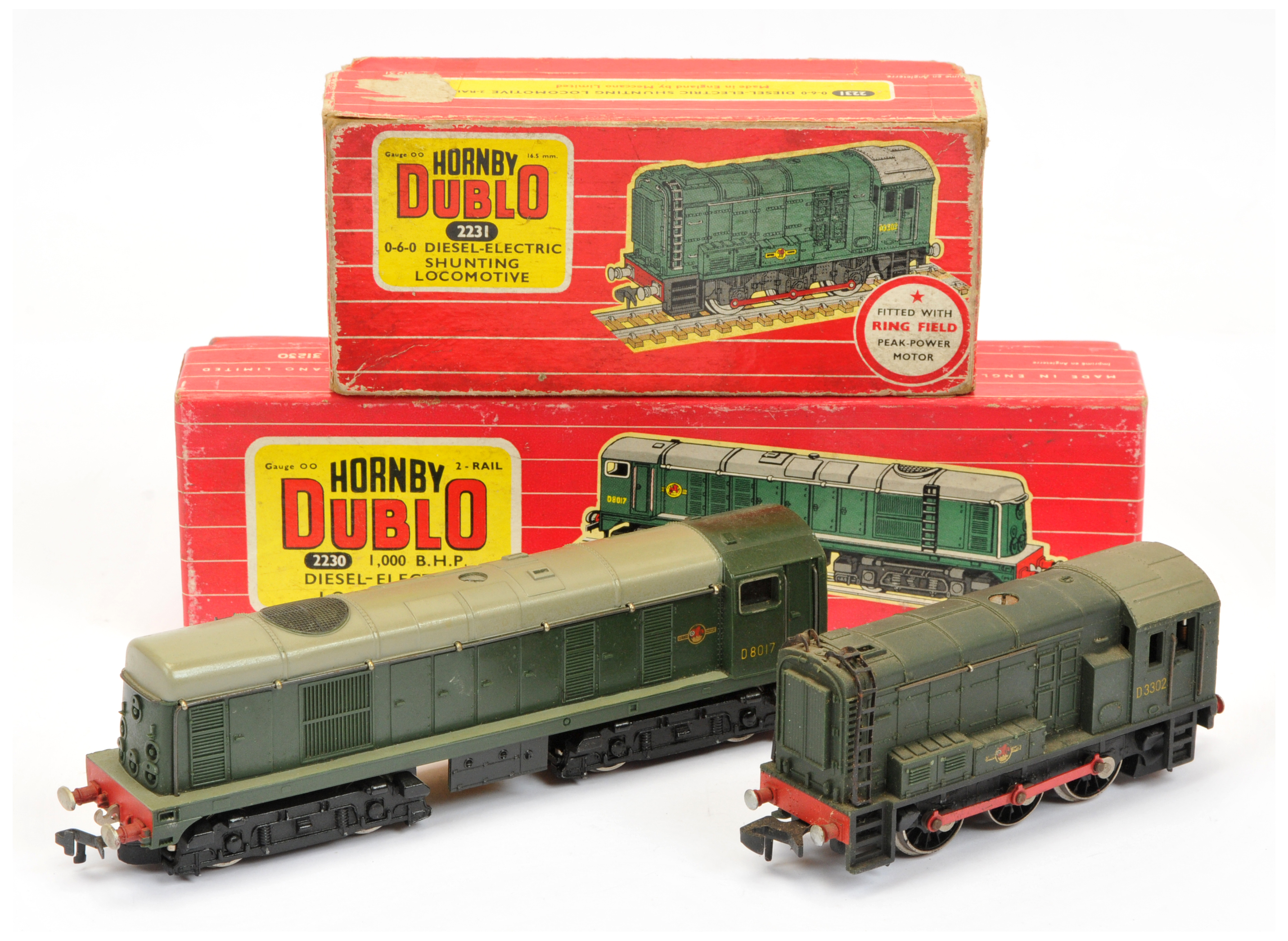 Hornby Dublo 2-rail BR Diesel Locomotives comprising of