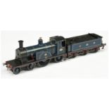 O Gauge Kit Built 4-2-2 Caledonian Railway 123 Loco & Tender