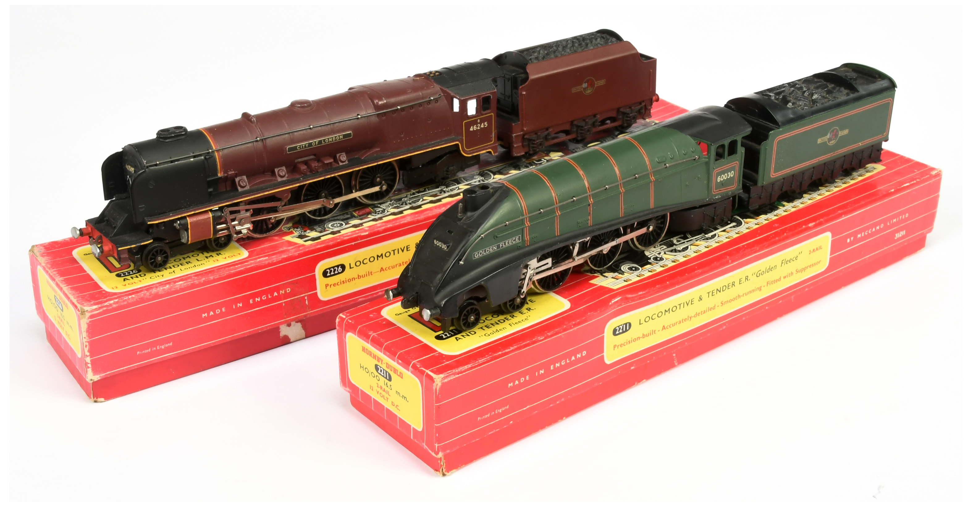 Hornby Dublo 2-rail pair of BR Steam Locomotives comprising of 