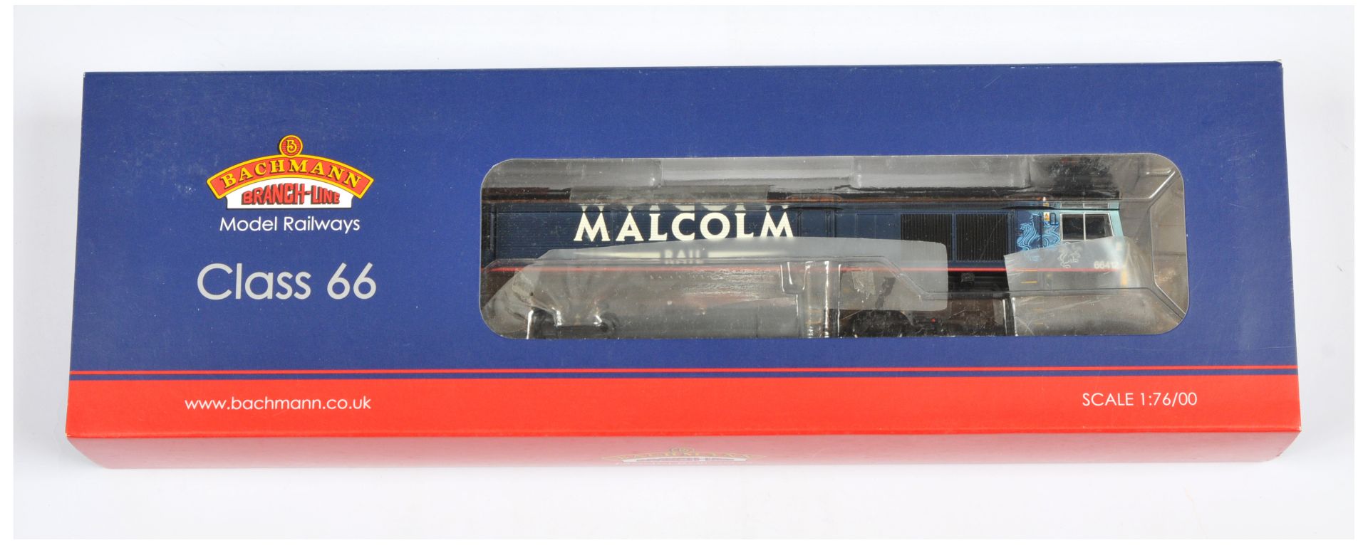 Bachmann OO Gauge 32-979 Class 66 Malcolm Rail Diesel Locomotive No. 66412