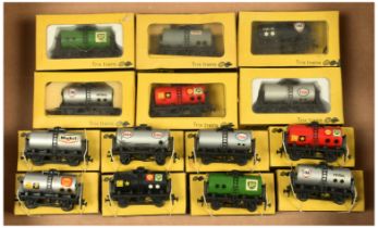 Trix Trains OO Group of 14x Tank Wagons.