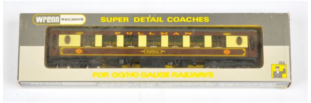 Wrenn W6001S brown and cream Pullman 1st Parlour Car "Sheila" with white tables