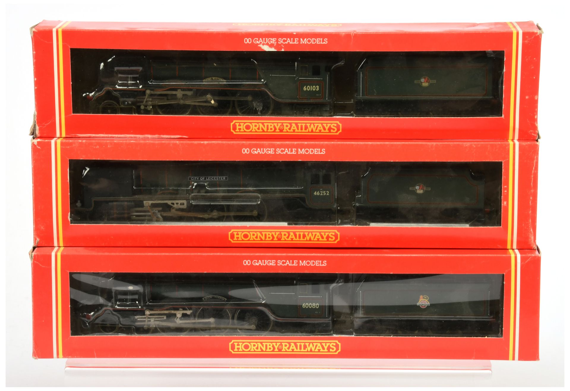Hornby GB Group of 3x BR Green Steam Loco's R078, R221 & R295