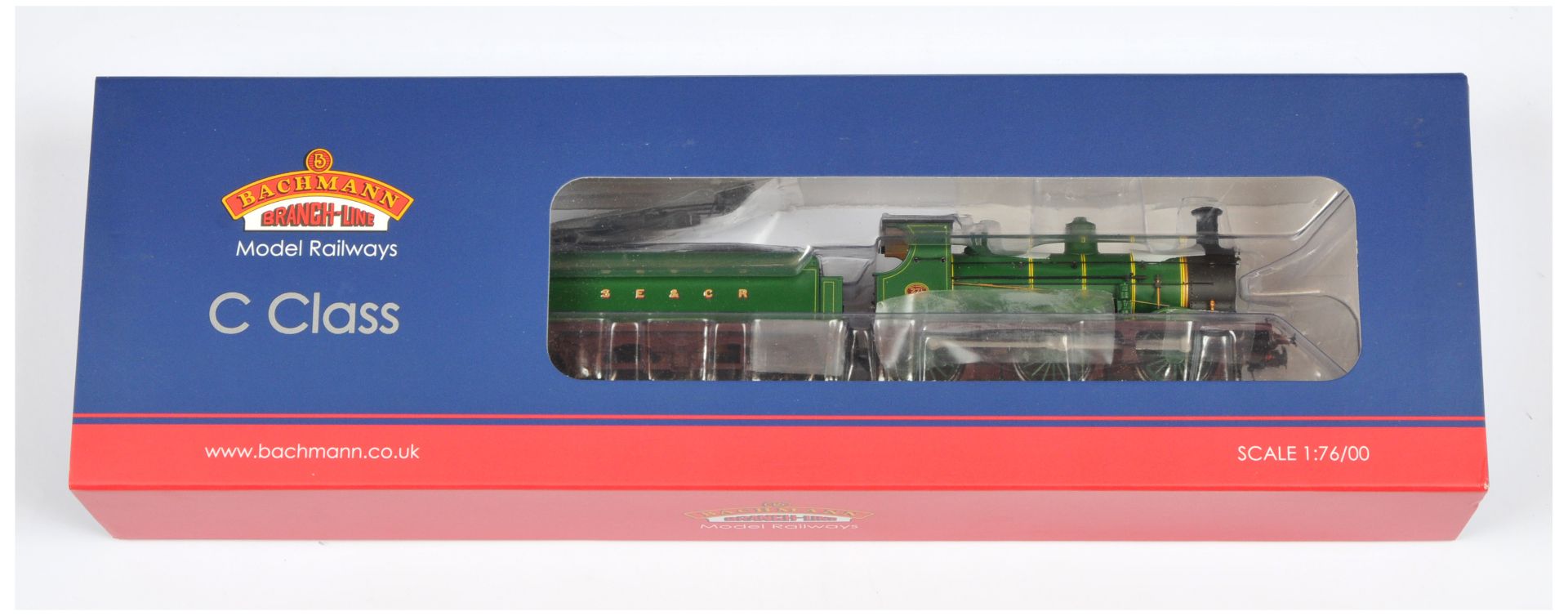 Bachmann OO Gauge 31-463 0-6-0 SE&CR lined green C Class Steam Locomotive No. 271