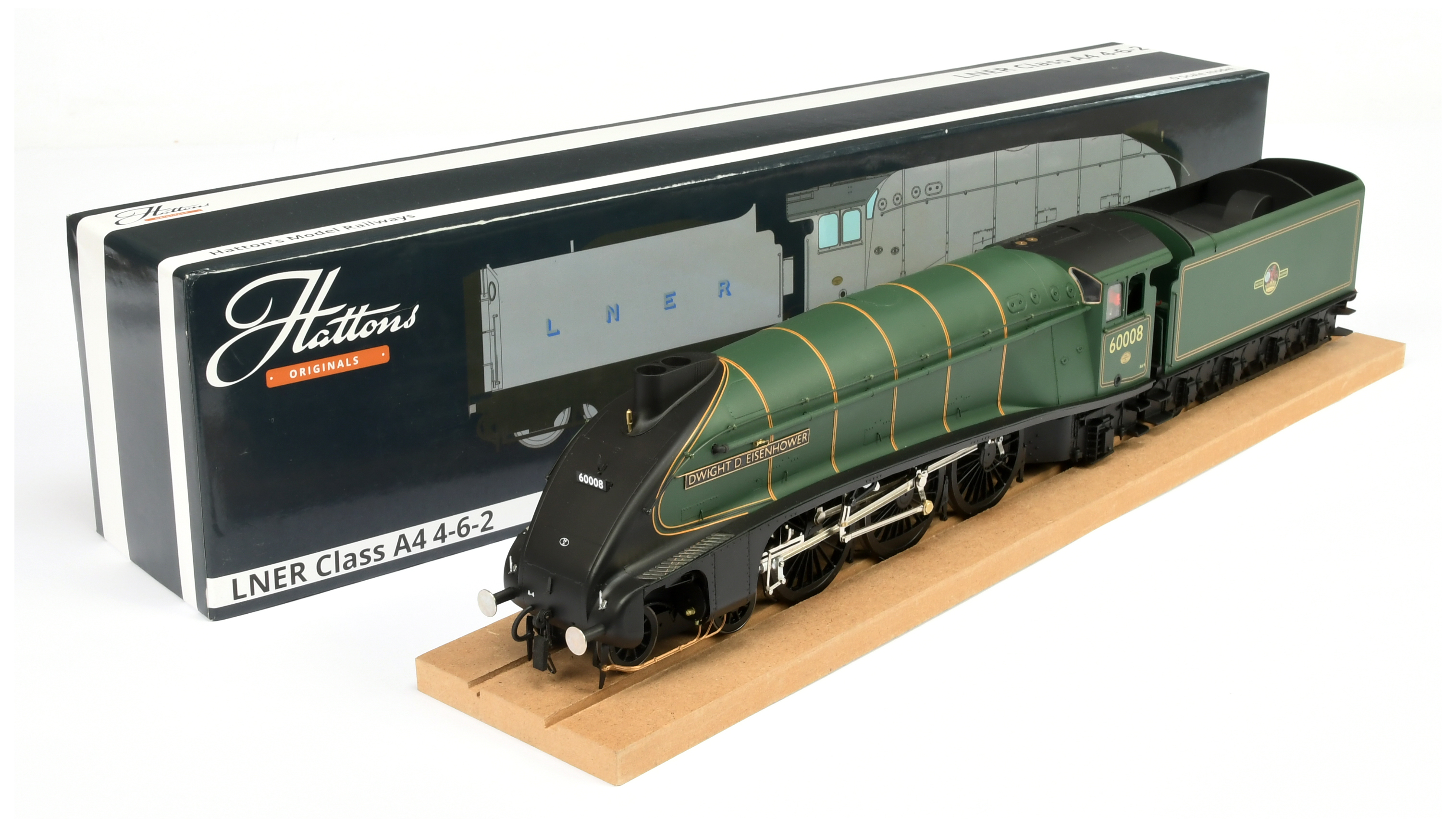 Hattons O Gauge H7-A4-009 BR Green A4 Dwight D. Eisenhower 