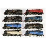 Hornby Dublo 3-rail group of mostly Repainted BR 2-6-4 Standard Class 4 Steam Tank Locomotives