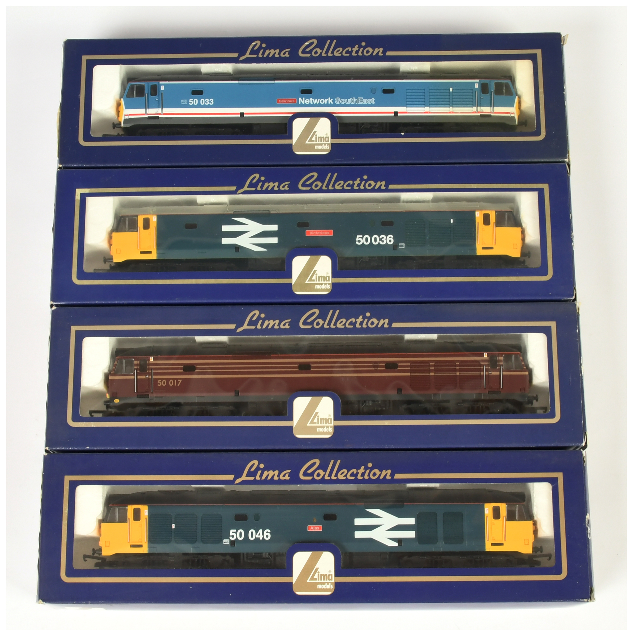 Lima OO Group of 4x Class 50 Diesel Loco's.