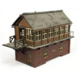 O Gauge Scratch Built Wooden Signal Cabin. 