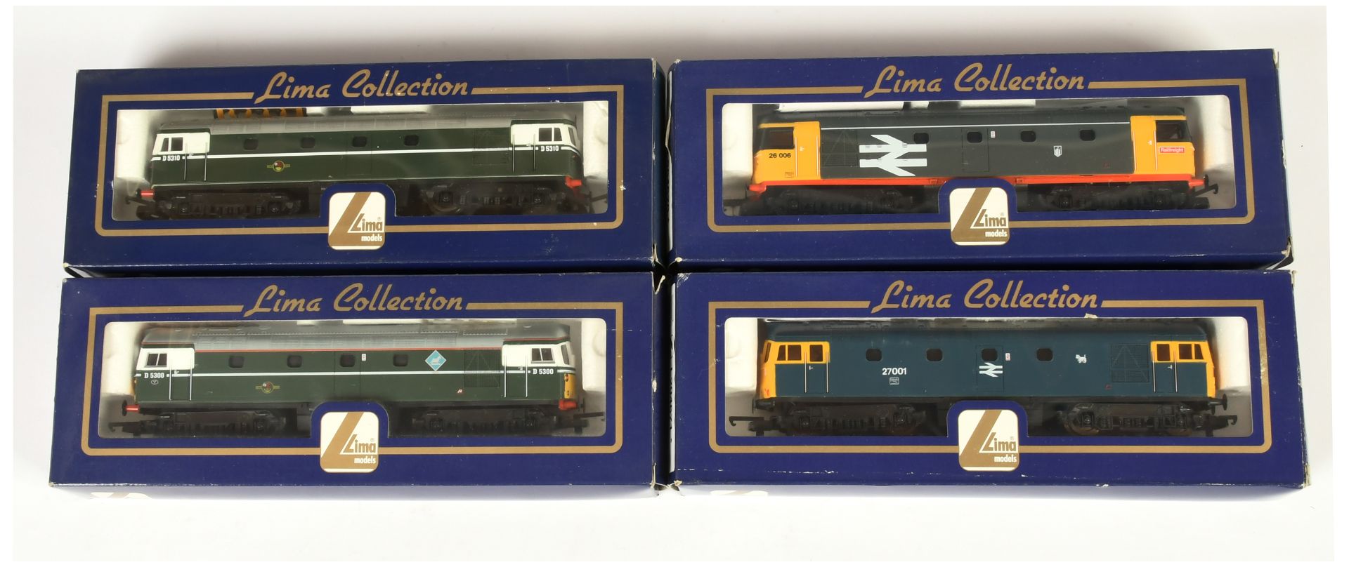 Lima OO Group of 4x Class 26 & 27 Diesel Loco's.
