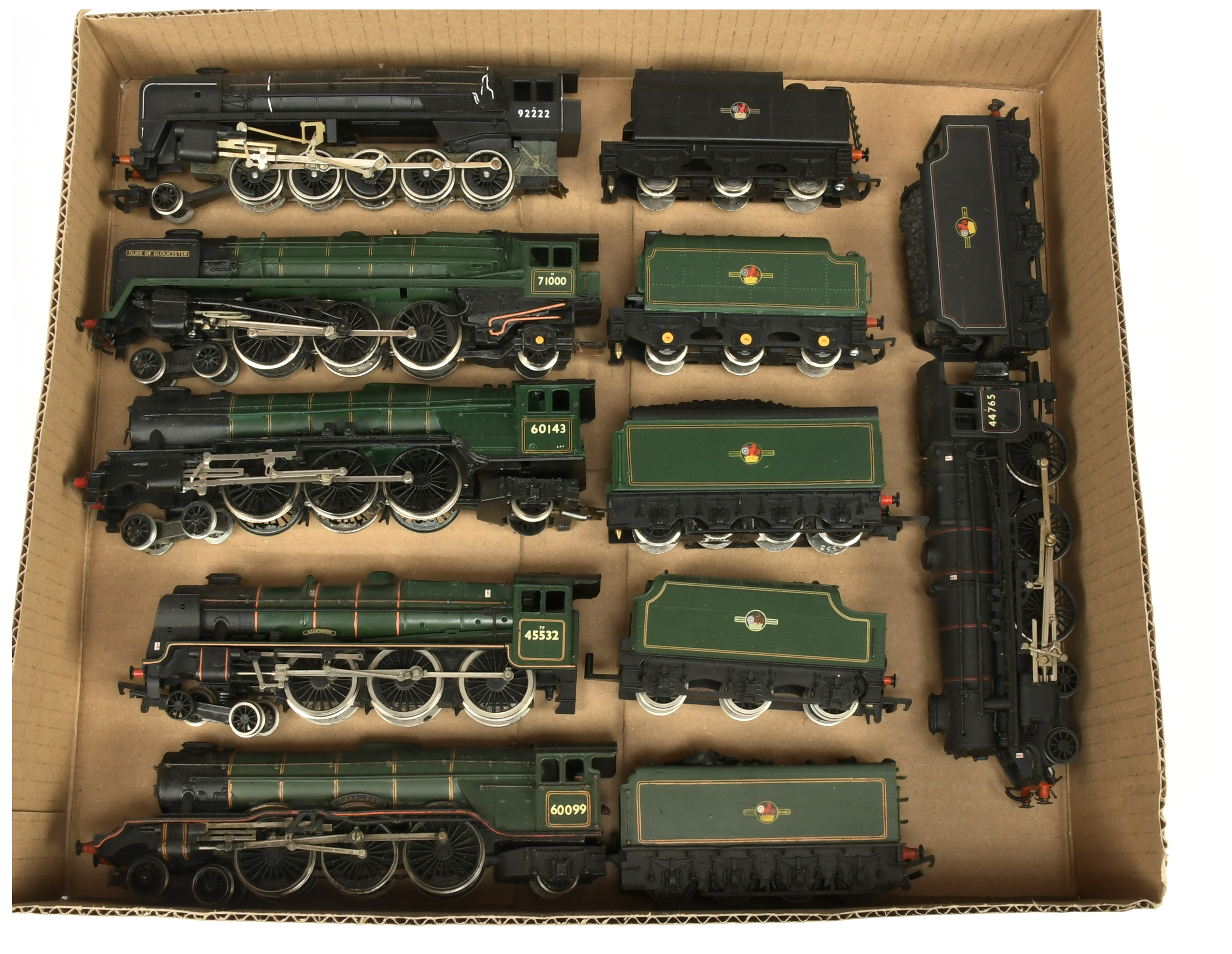 Hornby GB & Others Group of unboxed Steam Loco's. 