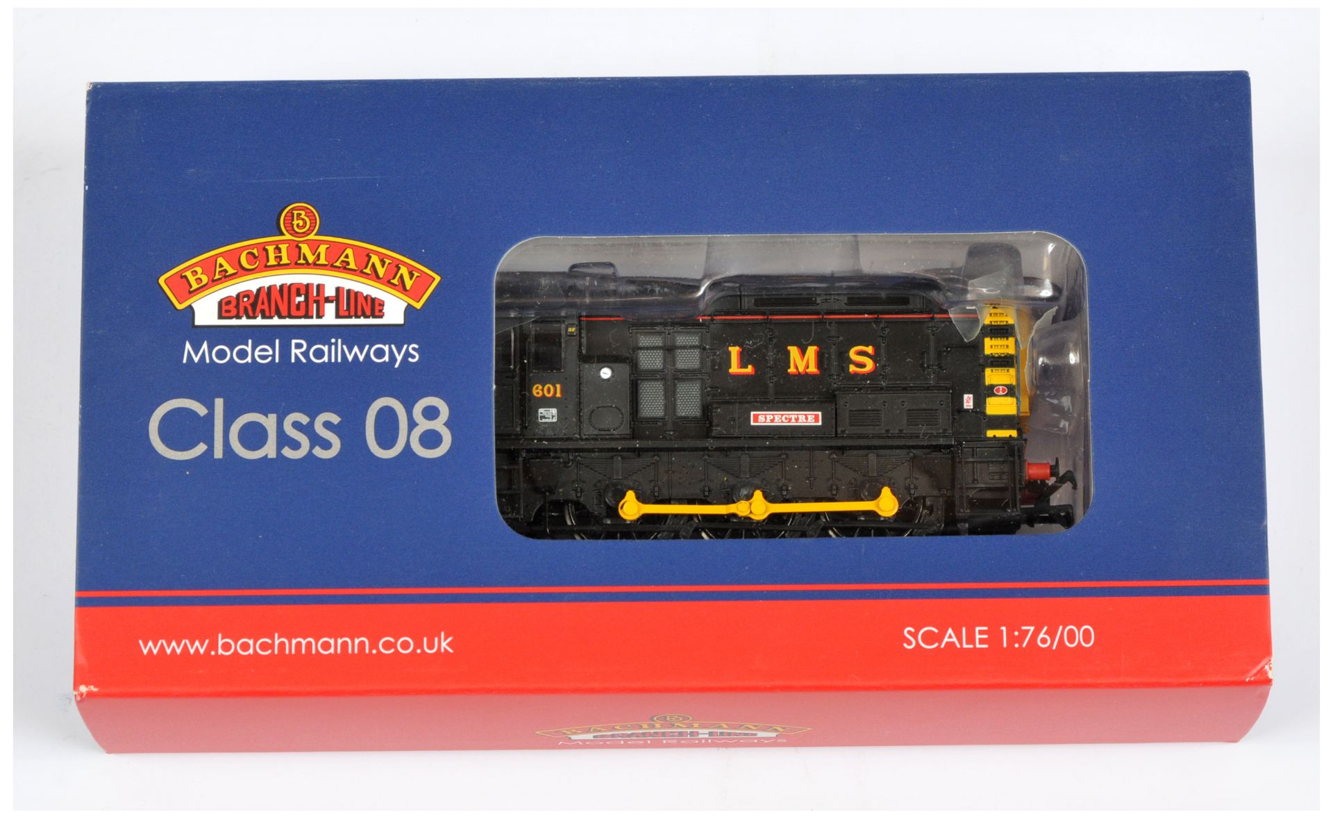 Bachmann OO Gauge 32-106K (Limited Edition) LMS Class 08 Diesel Locomotive No. 601 "Spectre", pro...