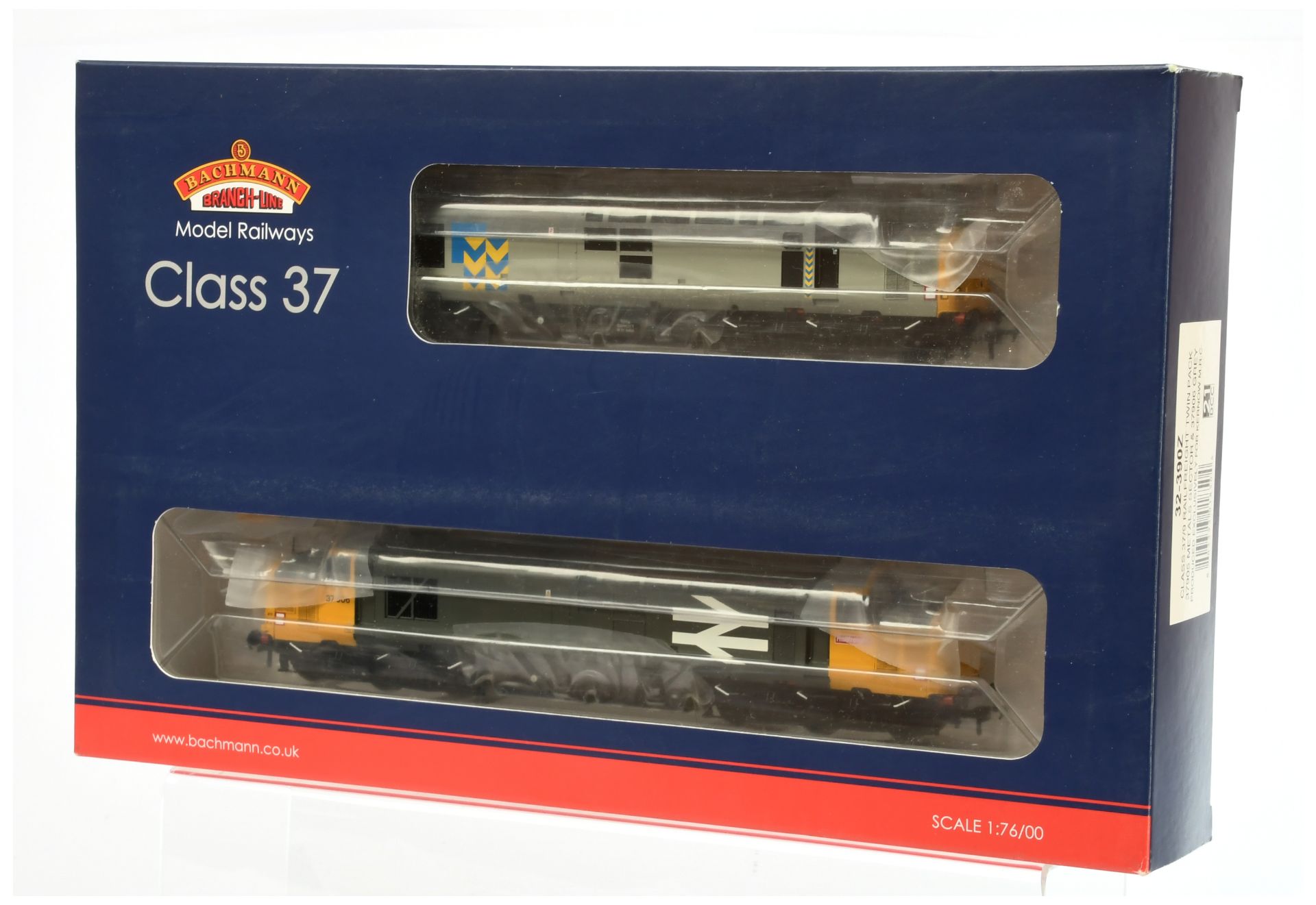 Bachmann OO Gauge 32-390Z (Limited Edition) Class 37/9 Railfreight Twin Pack comprising of No. 37...