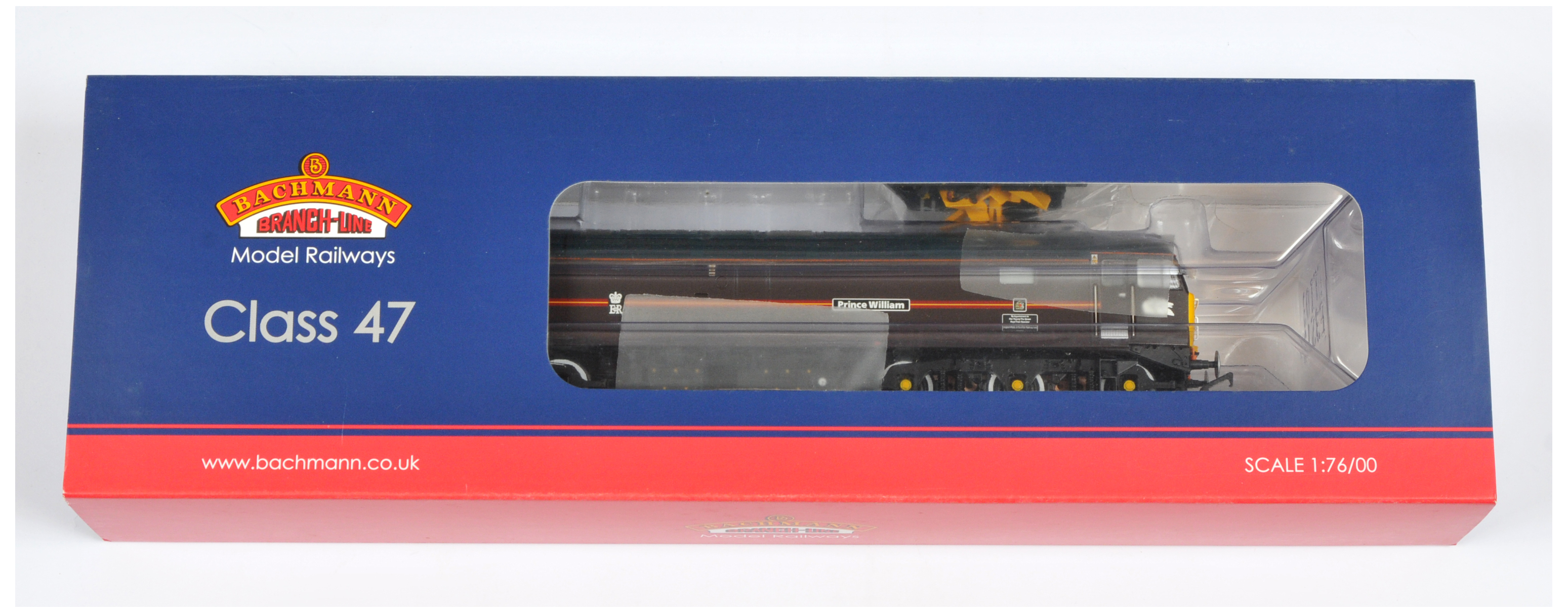 Bachmann OO Gauge 32-815Z (Limited Edition) Class 47 EWS Royal Claret Diesel Locomotive No. 47798...