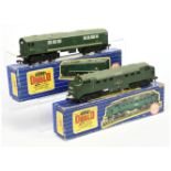 Hornby Dublo 3-rail pair of Diesel Locomotives comprising of 