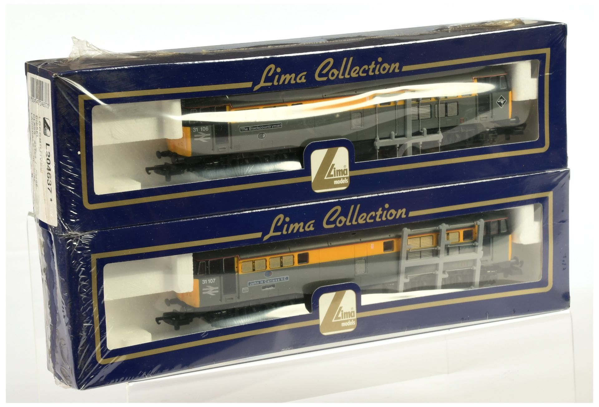 Lima OO Ltd Edition L204637 Pair of BR Grey / Yellow Class 31 Set.
