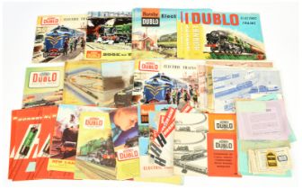 Hornby Dublo qty of Catalogues, Booklets, Leaflets & Price Lists.