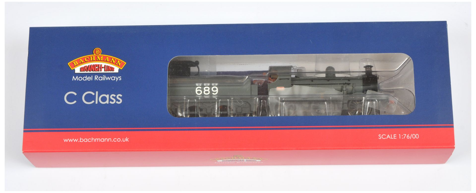 Bachmann OO Gauge (Limited Edition) 31-460K 0-6-0 SE&CR C Class Steam Locomotive No. 689 in Warti...