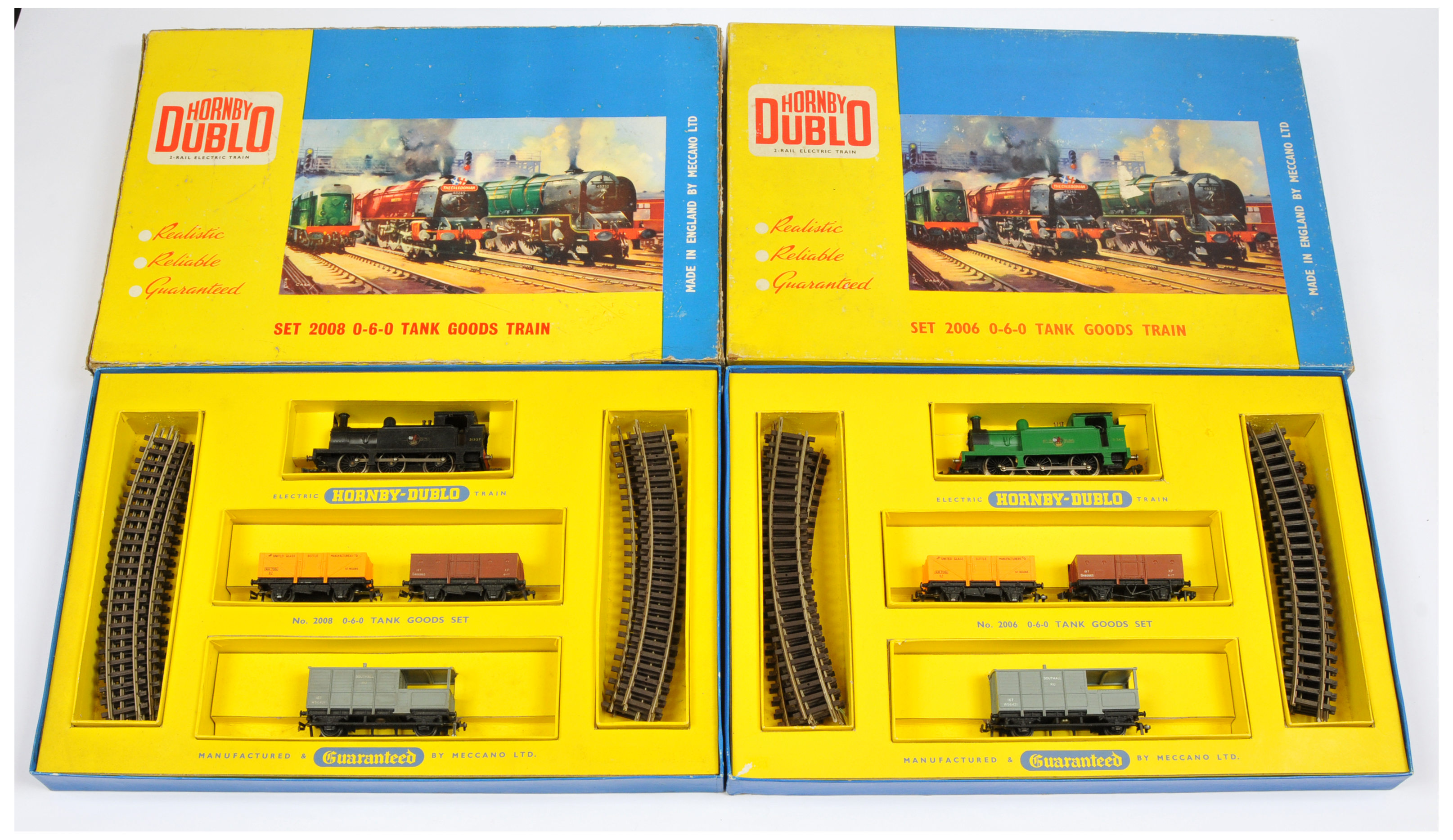Hornby Dublo pair of 2-rail sets comprising of 