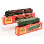 Hornby Dublo 2&3-rail pair of Steam and Diesel Locomotives comprising of 
