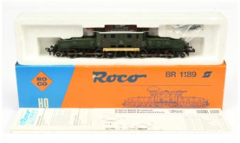 Roco HO Ref 4149 OBB green livery Krocodile Articulated type 1189 Overhead Electric Loco No.1189.05,