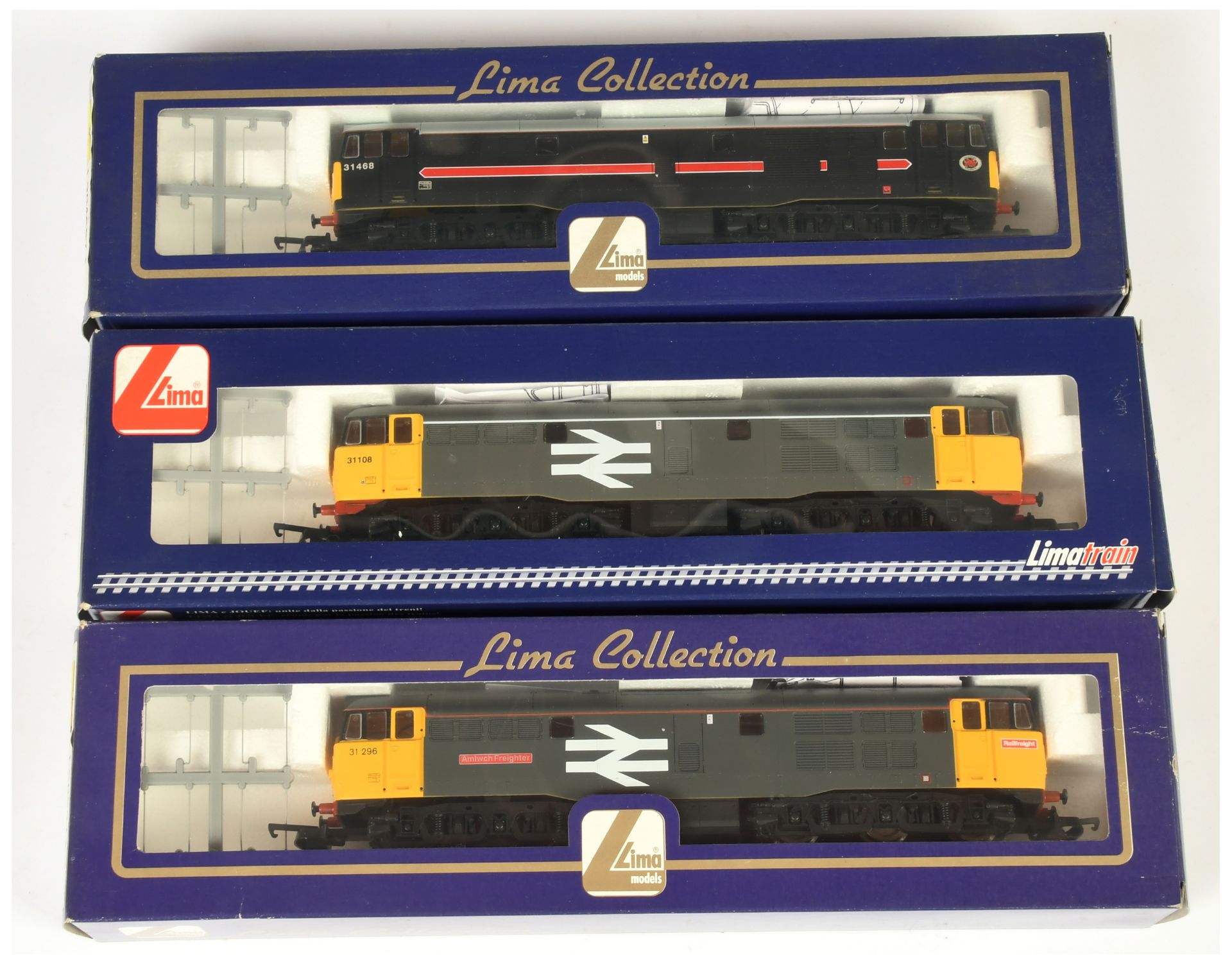 Lima OO Group of 3x Class 31 Diesel Loco's. 