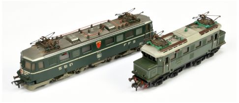 Fleischmann Ho Gauge pair of Diesel Locomotives