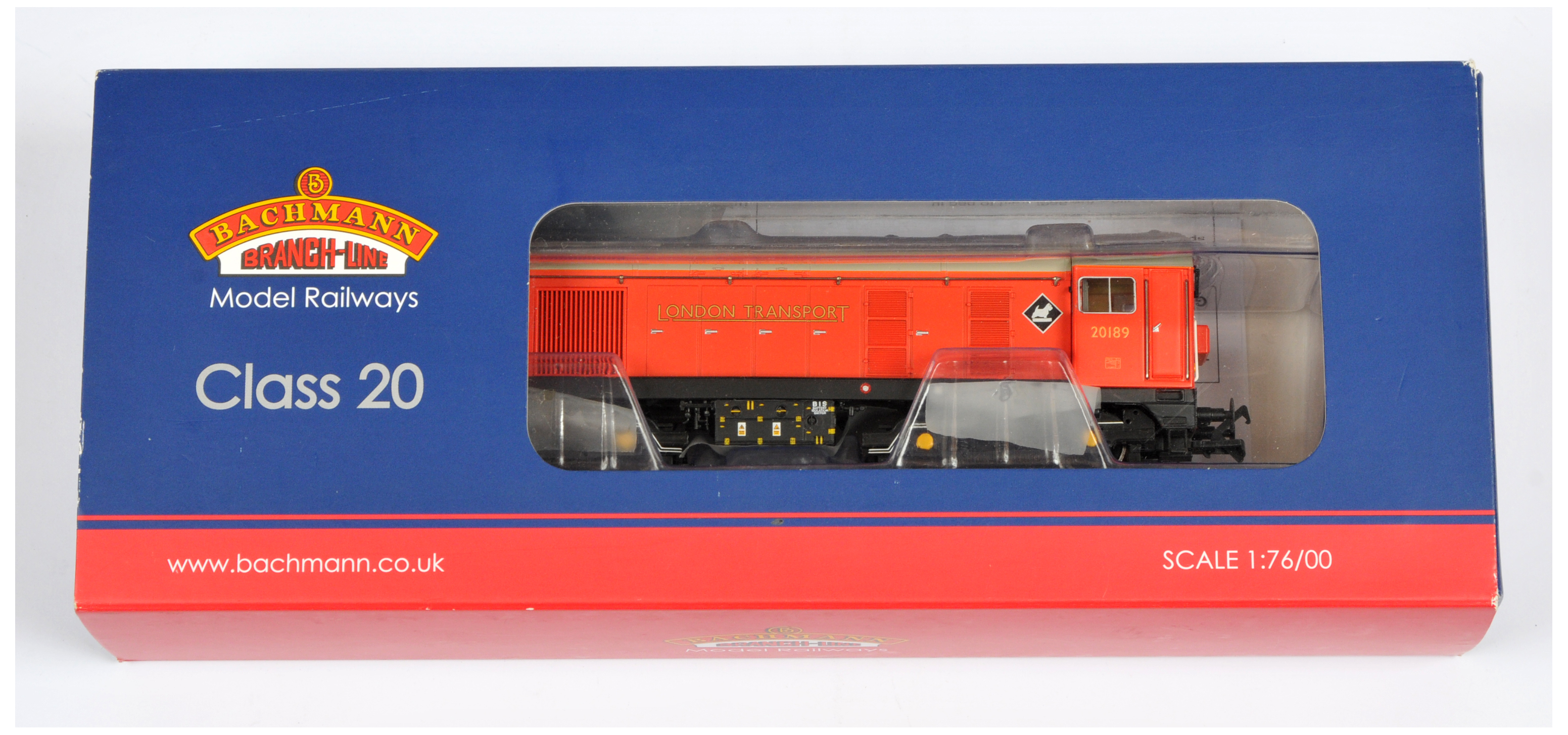 Bachmann OO Gauge 32-030Z (Limited Edition) Class 20 London Transport Diesel Locomotive No. 20189...