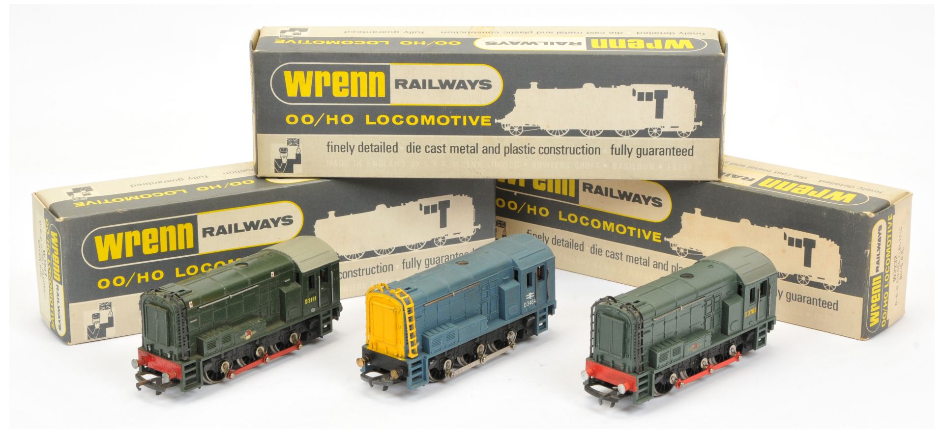 Wrenn trio of 08 Class Diesel Locomotives comprising of 