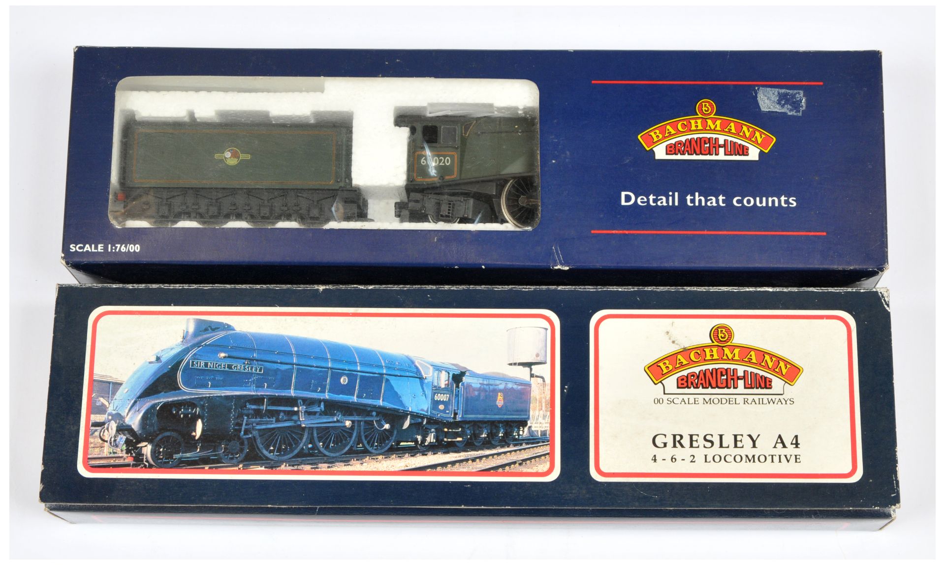 Bachmann OO Pair of Boxed A4 Steam Loco's 31-954 & 31-958