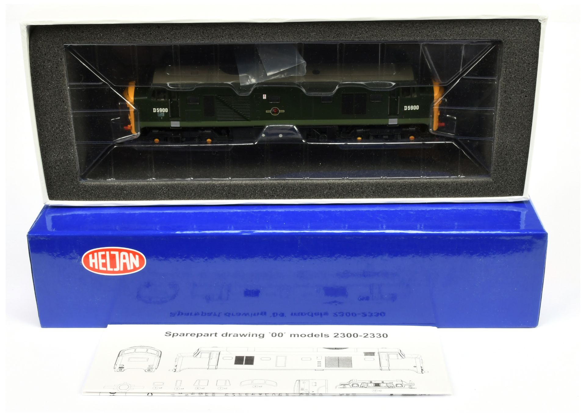 Heljan OO Gauge Ref 2308 BR Class 23 "Baby Deltic" Diesel Locomotive No. D5900