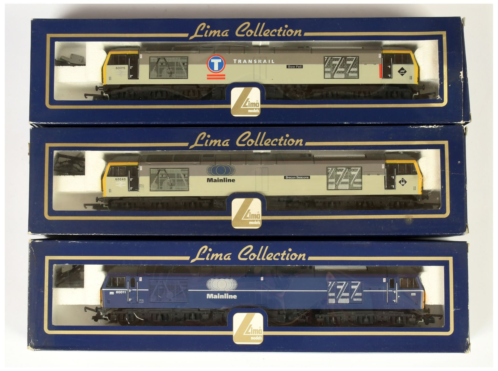Lima OO Group of 3x Class 60 Diesel Loco's. 