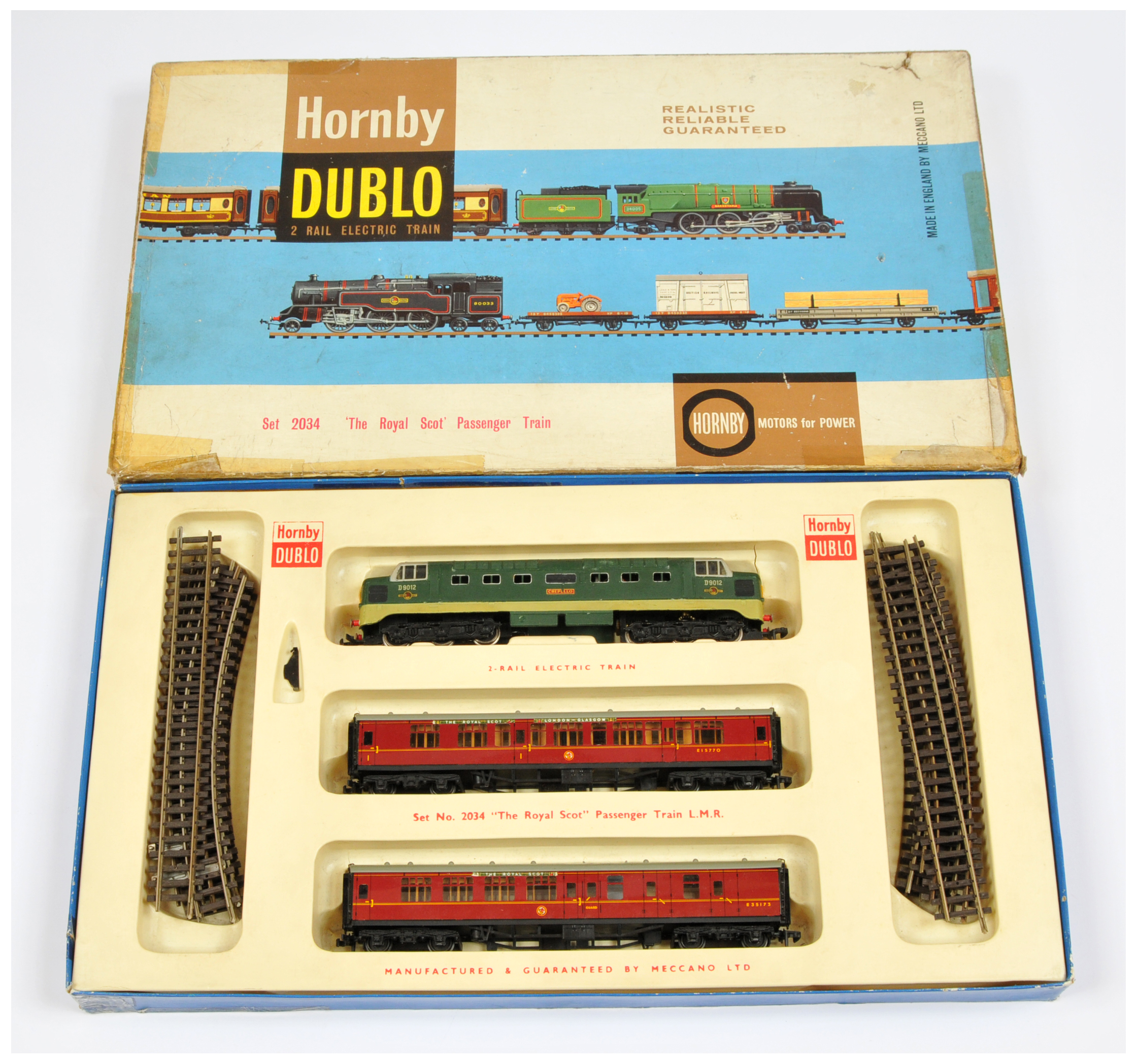 Hornby Dublo 2-rail 2034 "The Royal Scot" Passenger Set 