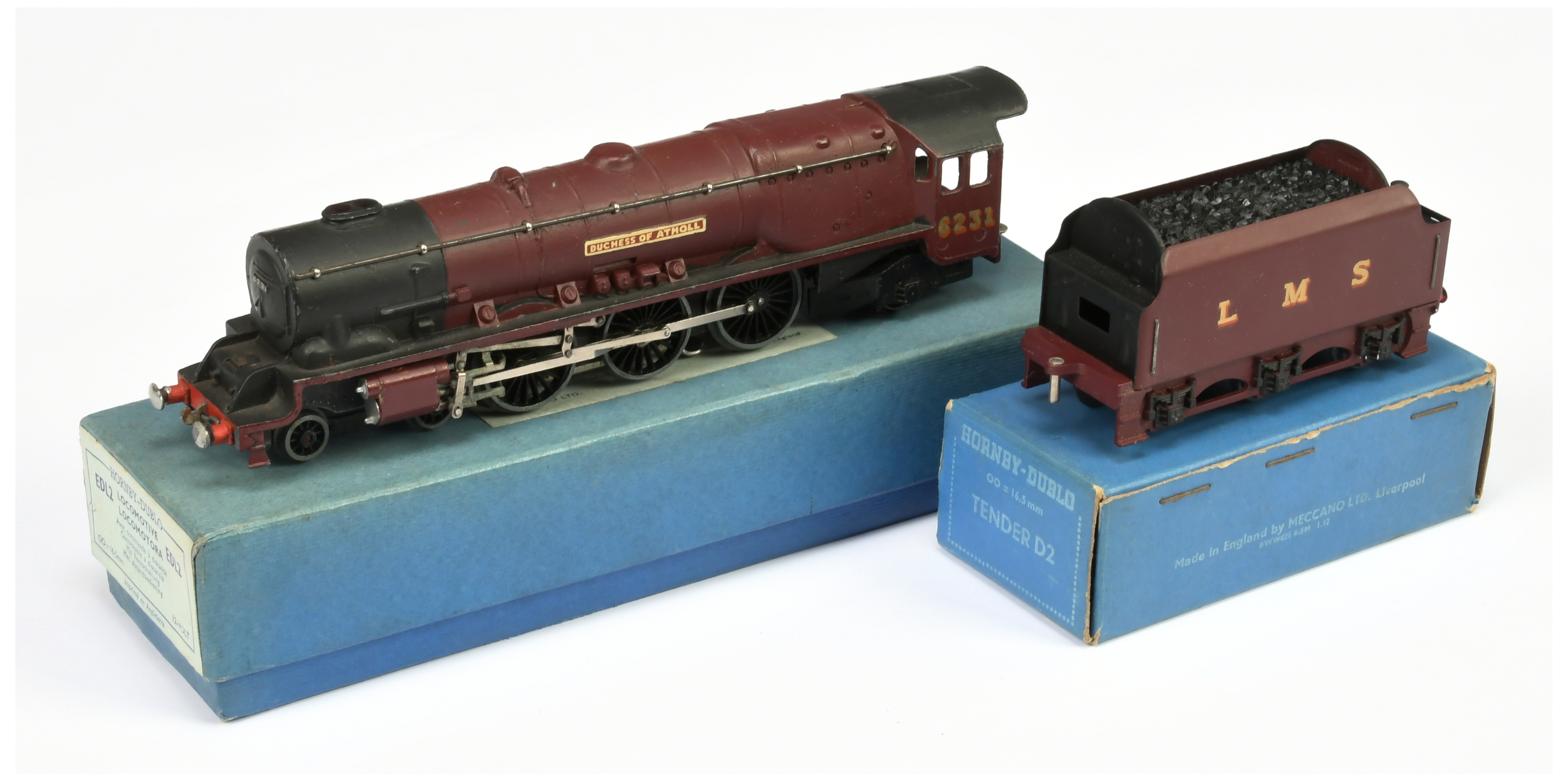 Hornby Dublo 3-rail EDL2/D2 4-6-2 LMS Princess Coronation Class Steam Locomotive No. 6231 "Duches...