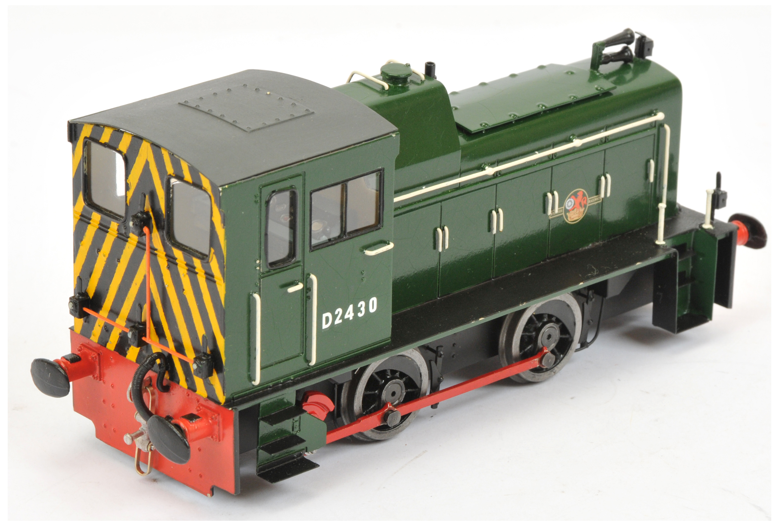 O Gauge Kit Built Barclay 0-4-0 BR Green D2430 Diesel Shunter.  - Bild 2 aus 2