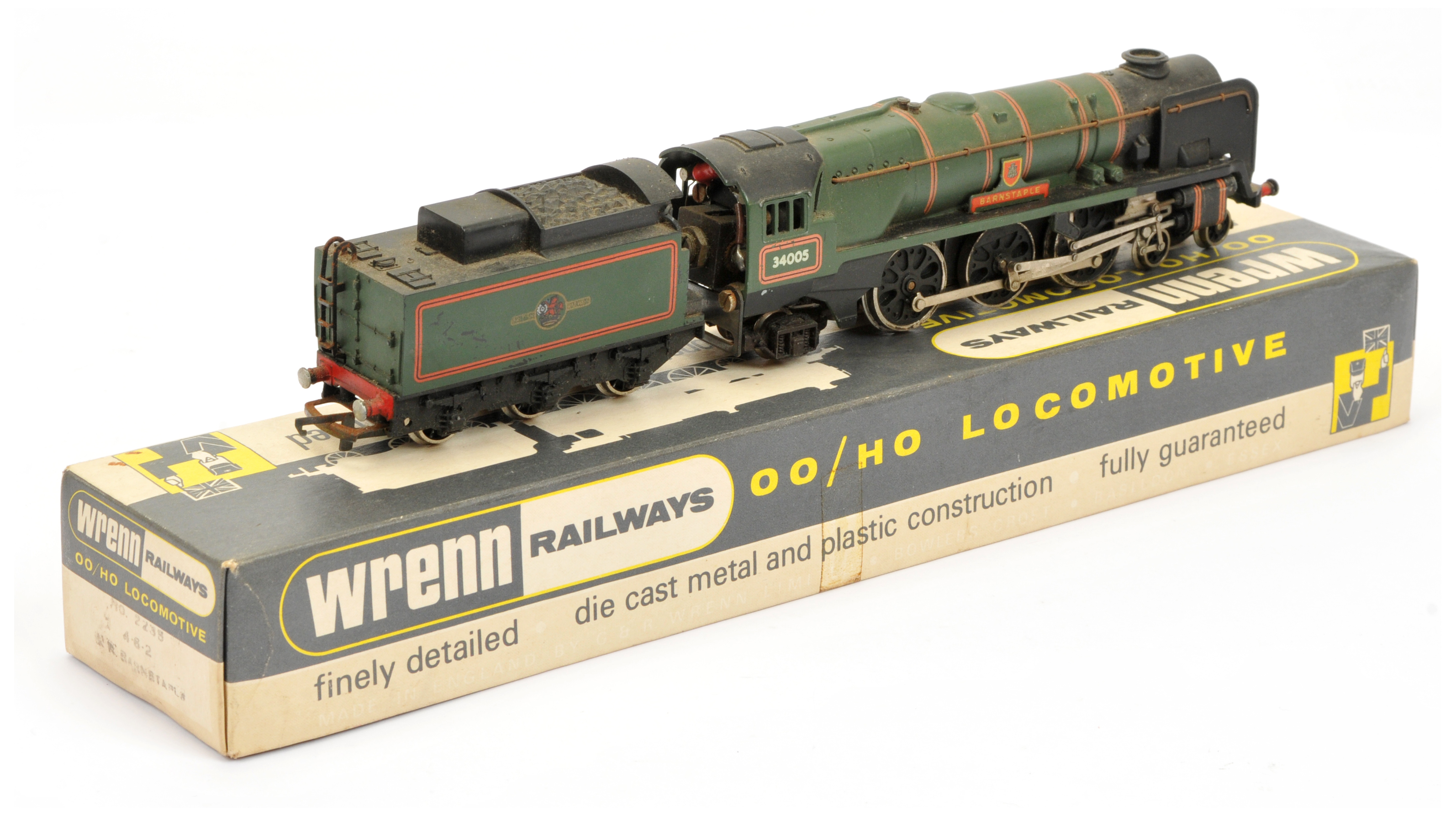 Wrenn Railways OO 2235 4-6-2 BR Green 34005 Barnstaple Loco.  - Bild 2 aus 2