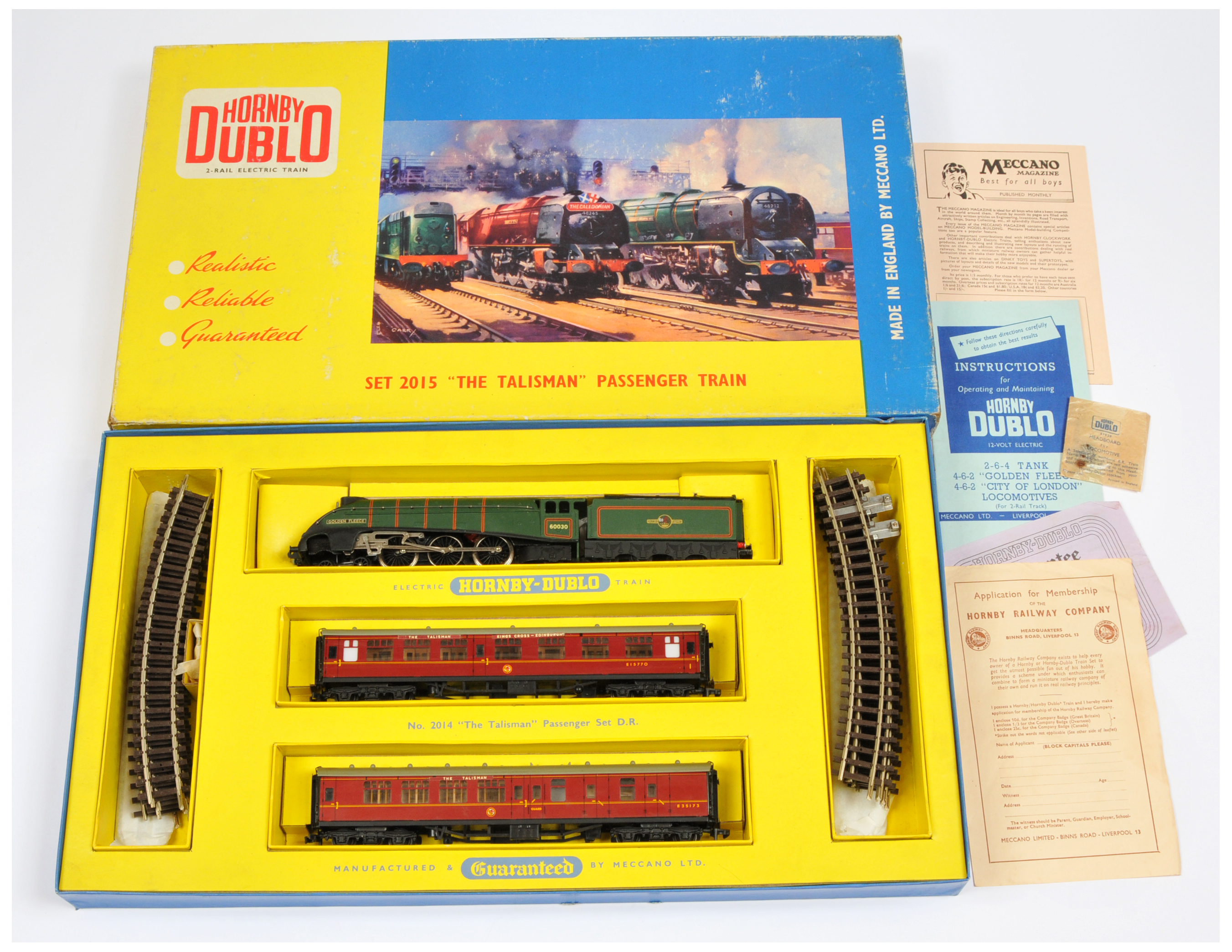 Hornby Dublo 2-rail 2014 "The Talisman" Passenger Train Set