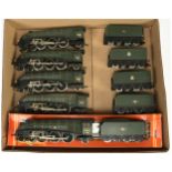 Hornby GB OO Group of mainly unboxed A4 loco's. 