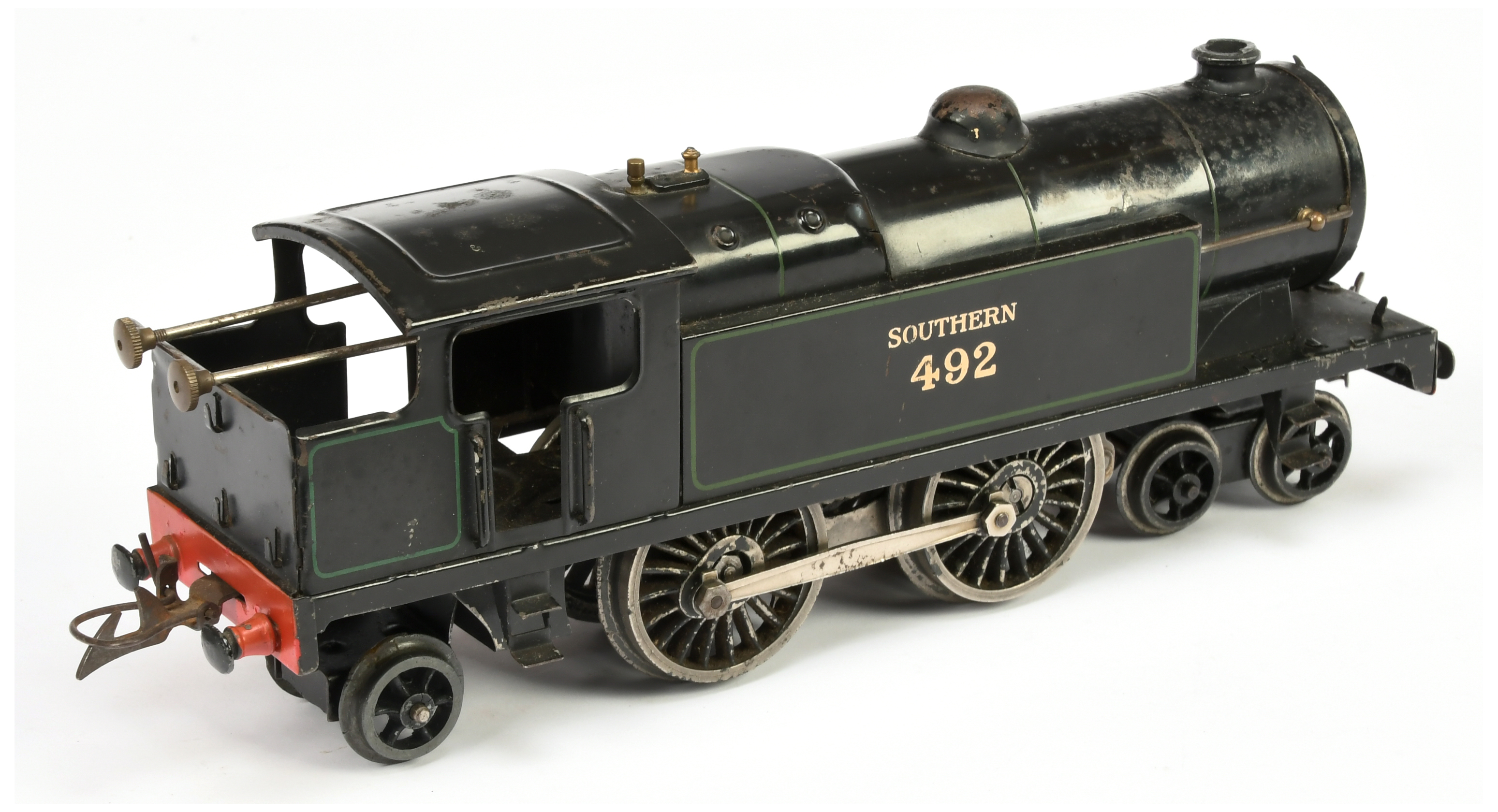 Hornby O Gauge No.2 Special 4-4-2 Southern Black 492 Tank Loco - Image 2 of 2