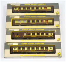 Wrenn group of brown and cream Pullman Coaches to include