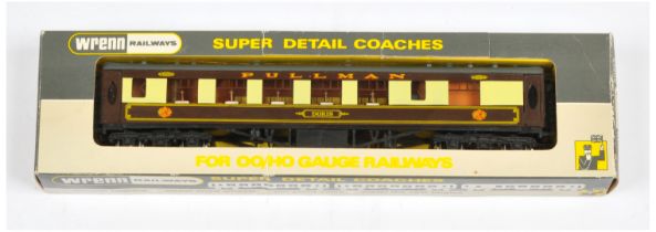 Wrenn W6002D brown and cream 1st Class Pullman Car "Doris" with white tables