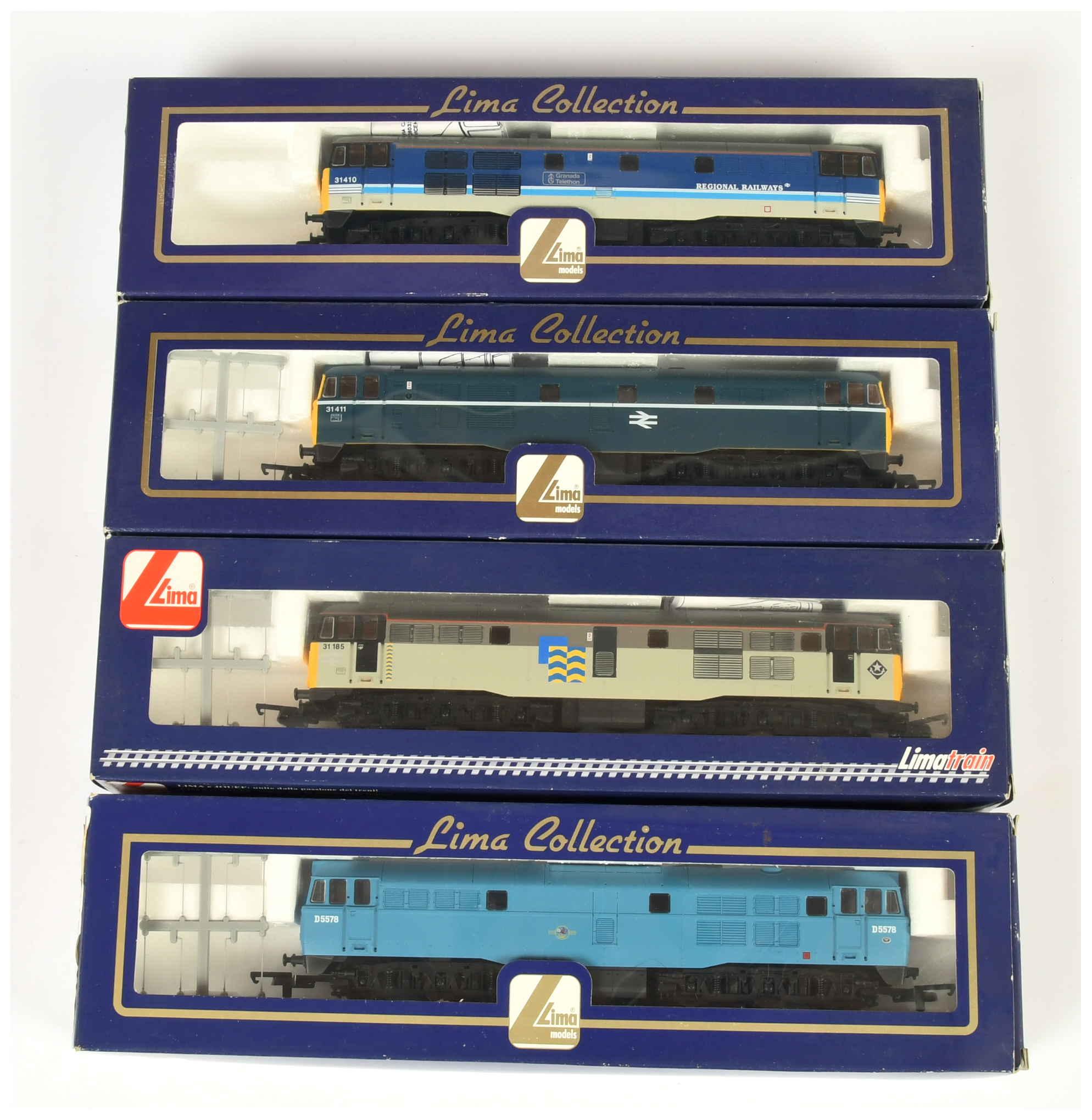 Lima OO Group of 4x Class 31 Diesel Loco's.