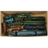 Hornby & Similar mixed group of Locomotives mainly suitable for spares